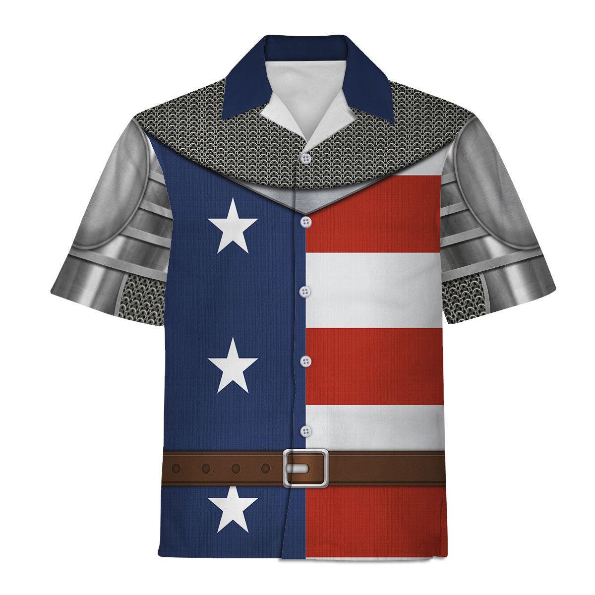 Gearhomie Knight Of U S A Costume Hoodie Sweatshirt T-Shirt Tracksuit - Gearhomie.com