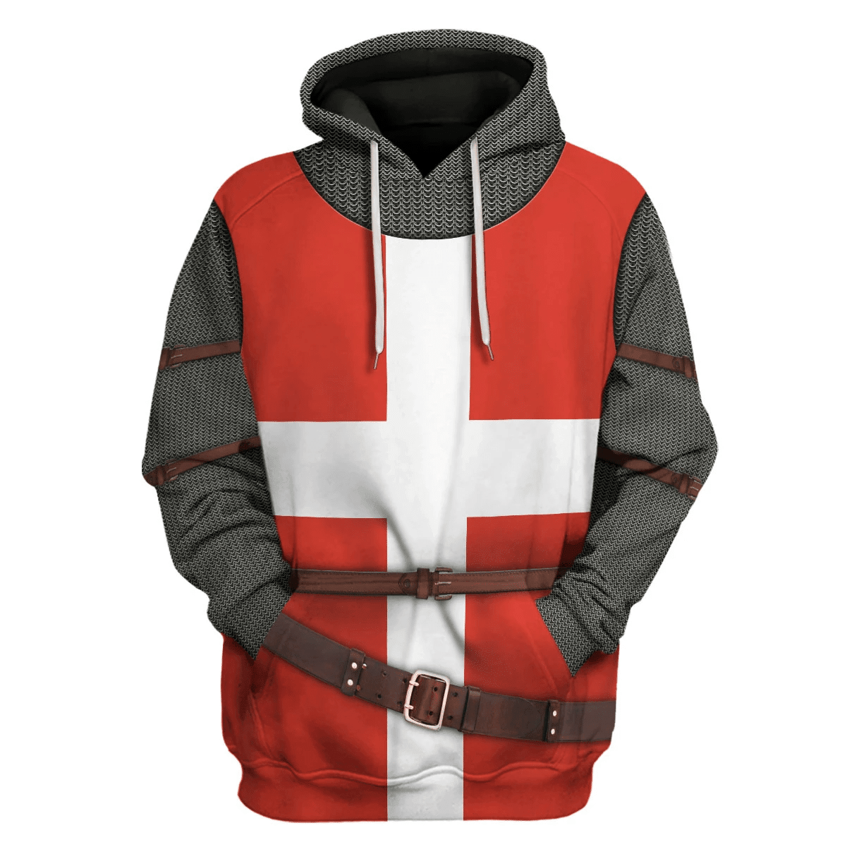 Gearhomie Knights Hospitaller The Order of Knights of the Hospital of Saint John of Jerusalem Costume Hoodie Sweatshirt T-Shirt Tracksuit - Gearhomie.com
