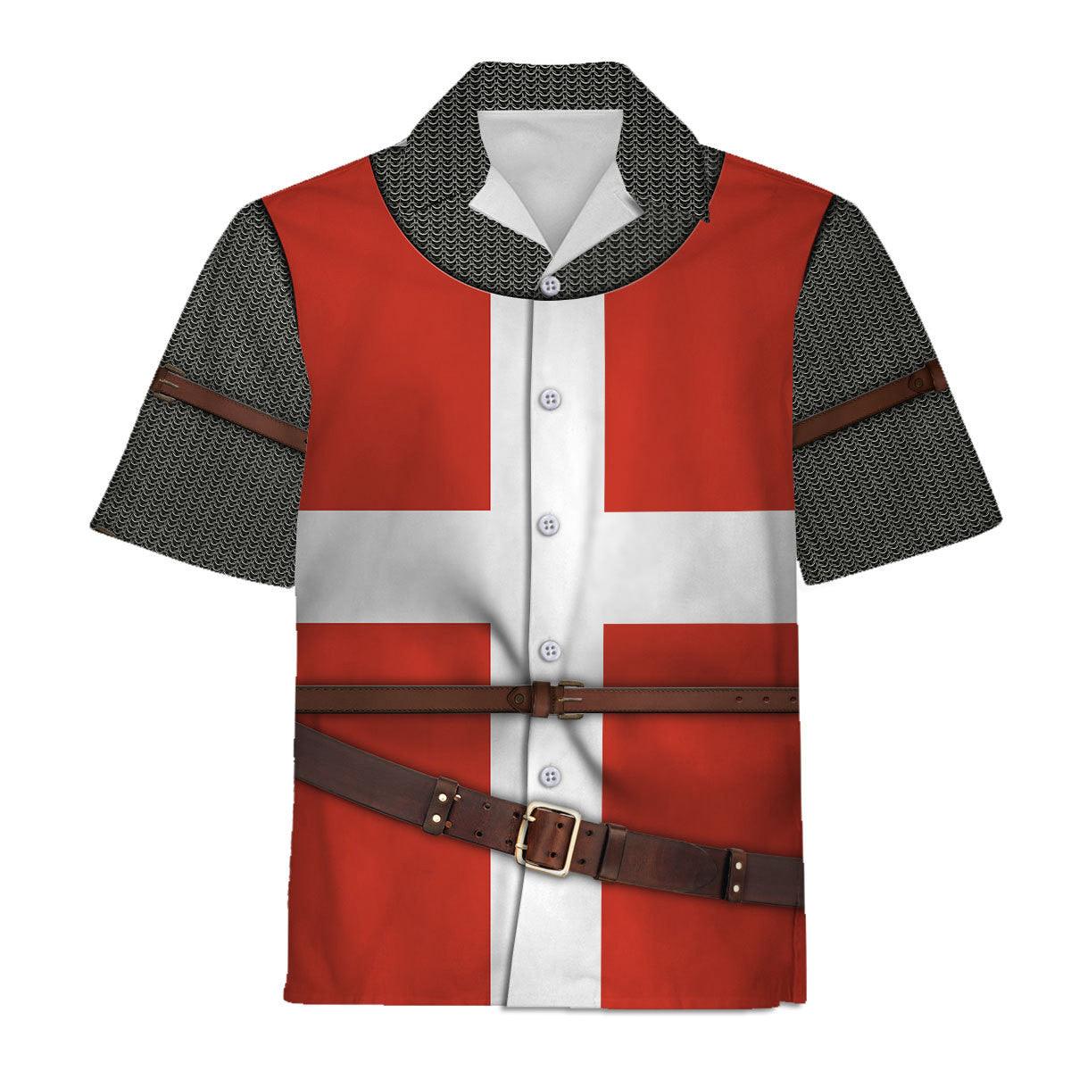 Gearhomie Knights Hospitaller The Order of Knights of the Hospital of Saint John of Jerusalem Costume Hoodie Sweatshirt T-Shirt Tracksuit - Gearhomie.com
