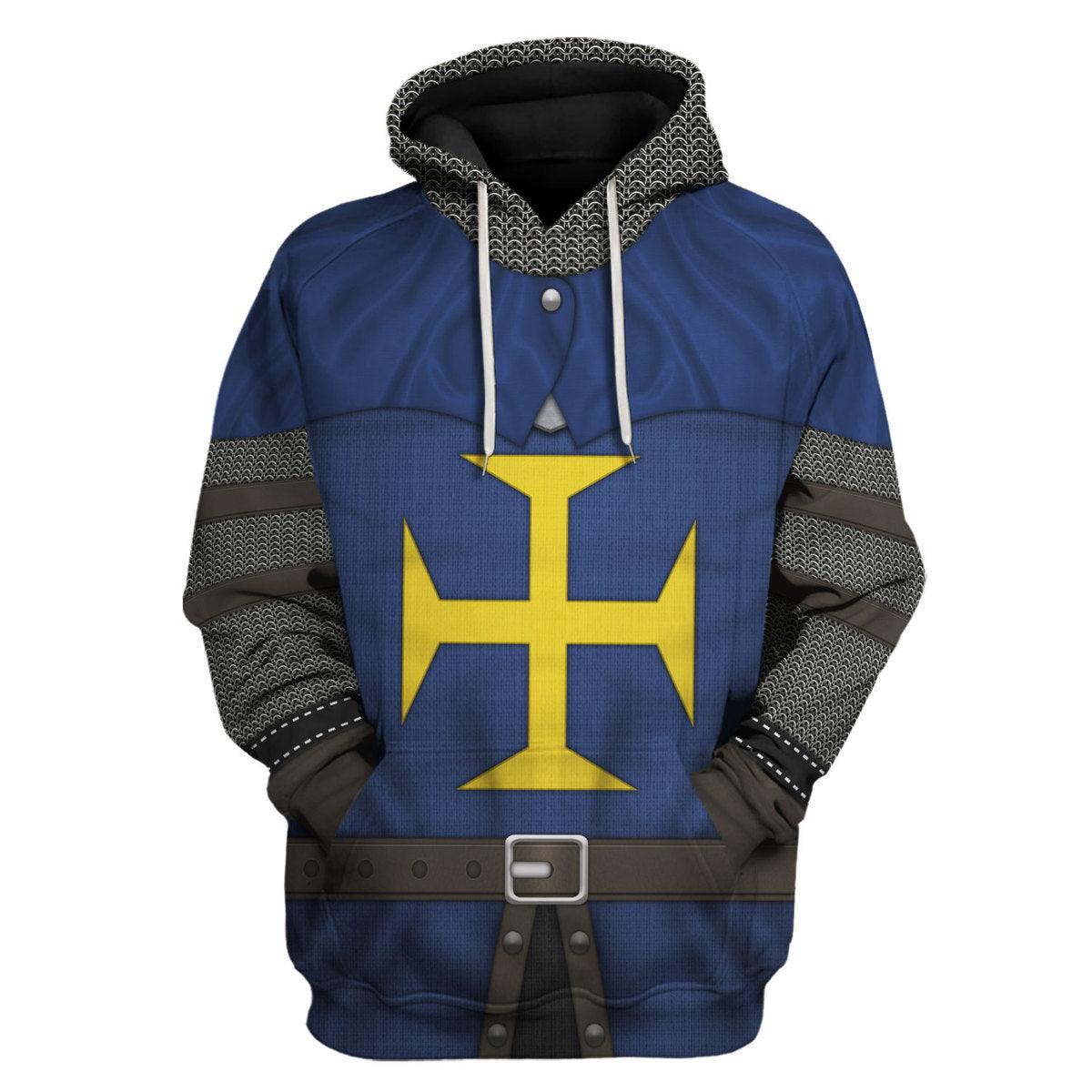 Gearhomie Knights of Holy Kingdoms of Edessa Costume Hoodie Sweatshirt T-Shirt Tracksuit - Gearhomie.com