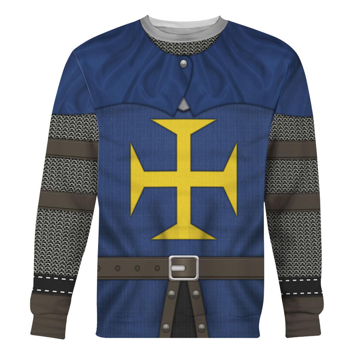 Gearhomie Knights of Holy Kingdoms of Edessa Costume Hoodie Sweatshirt T-Shirt Tracksuit - Gearhomie.com