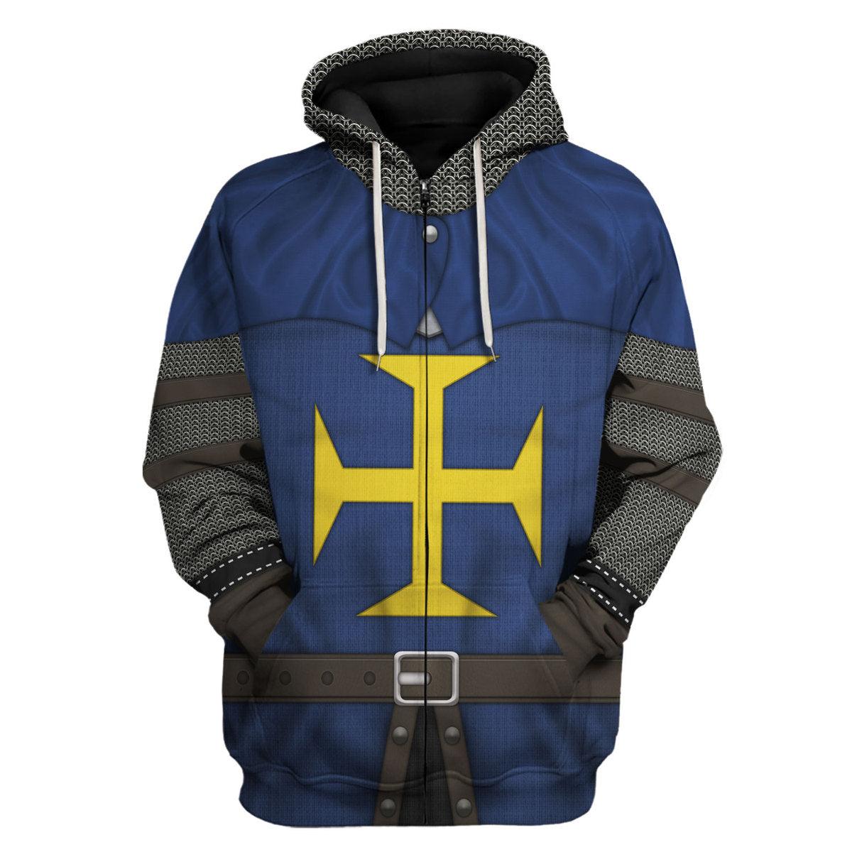 Gearhomie Knights of Holy Kingdoms of Edessa Costume Hoodie Sweatshirt T-Shirt Tracksuit - Gearhomie.com