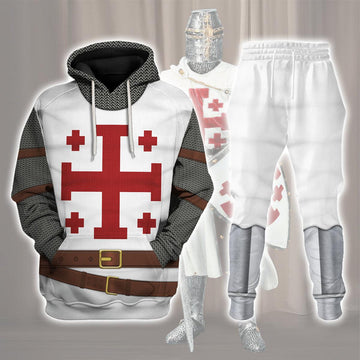 Gearhomie Knights of The Holy Sepulcher Costume Hoodie Sweatshirt T-Shirt Tracksuit - Gearhomie.com