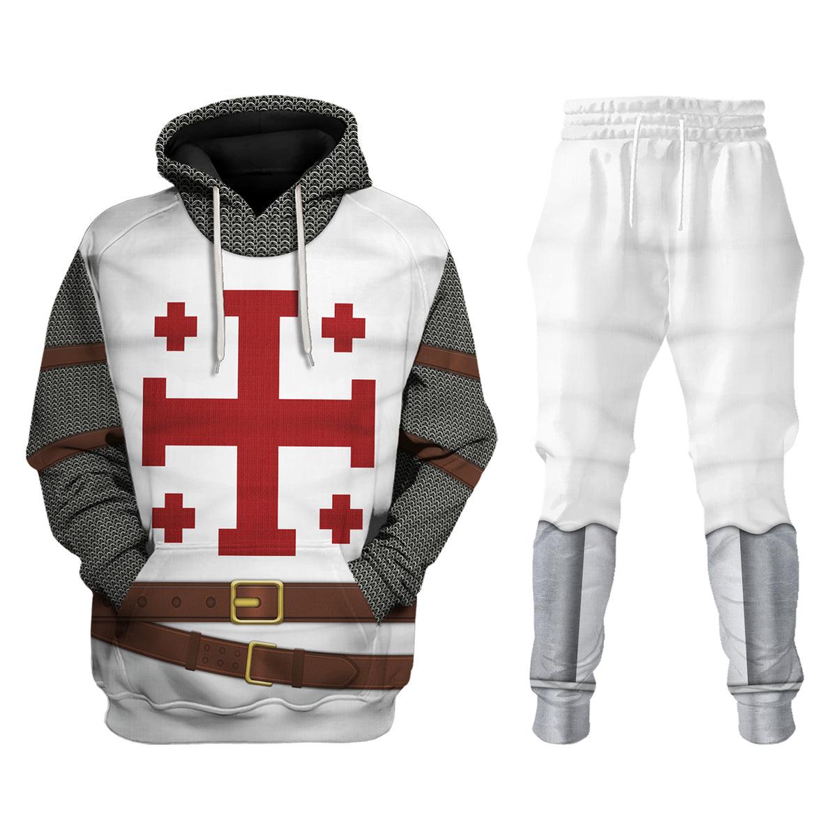 Gearhomie Knights of The Holy Sepulcher Costume Hoodie Sweatshirt T-Shirt Tracksuit - Gearhomie.com