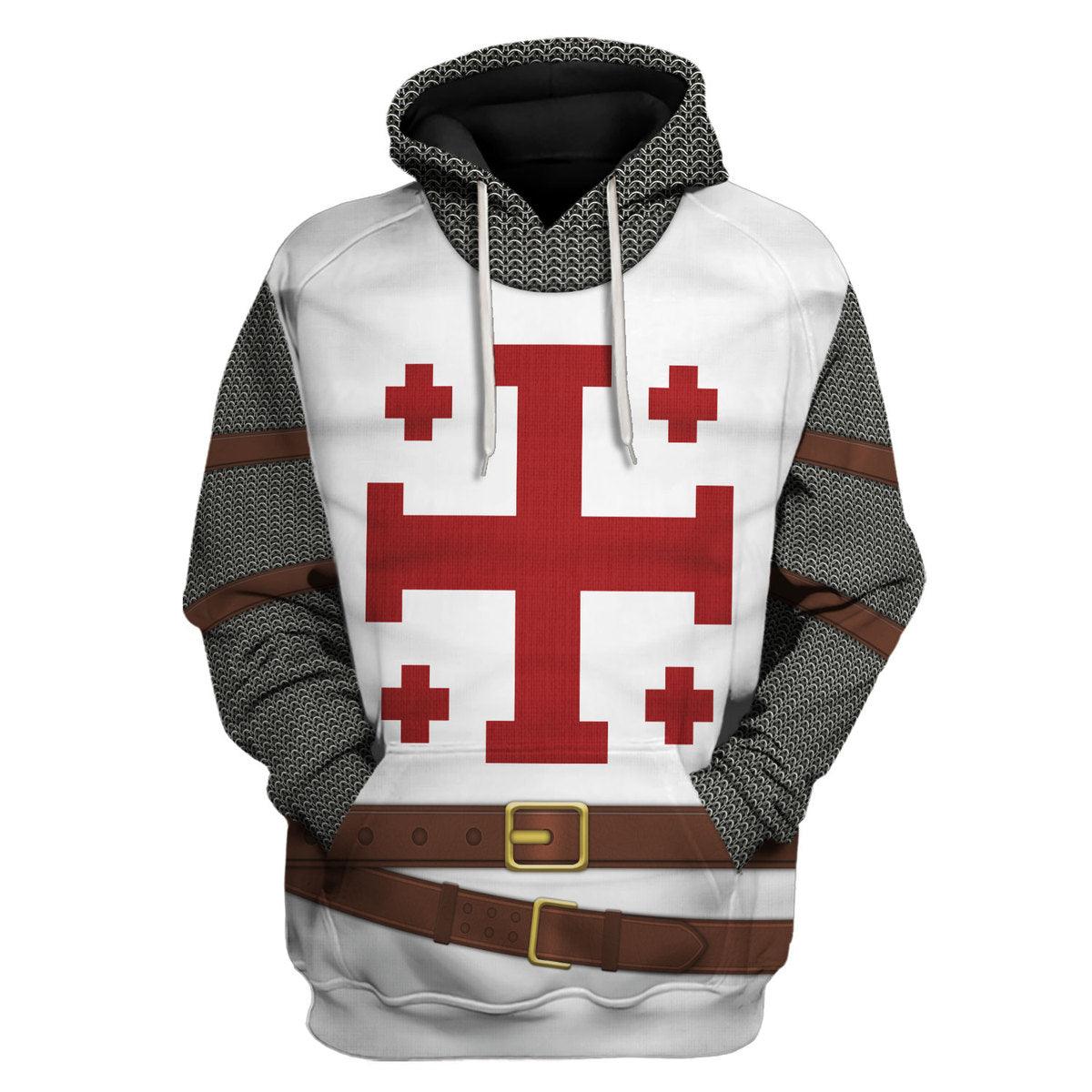 Gearhomie Knights of The Holy Sepulcher Costume Hoodie Sweatshirt T-Shirt Tracksuit - Gearhomie.com
