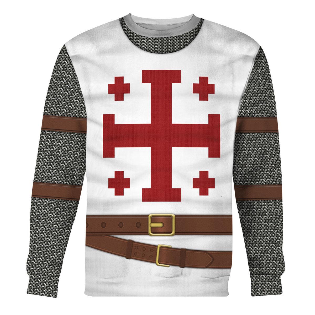 Gearhomie Knights of The Holy Sepulcher Costume Hoodie Sweatshirt T-Shirt Tracksuit - Gearhomie.com