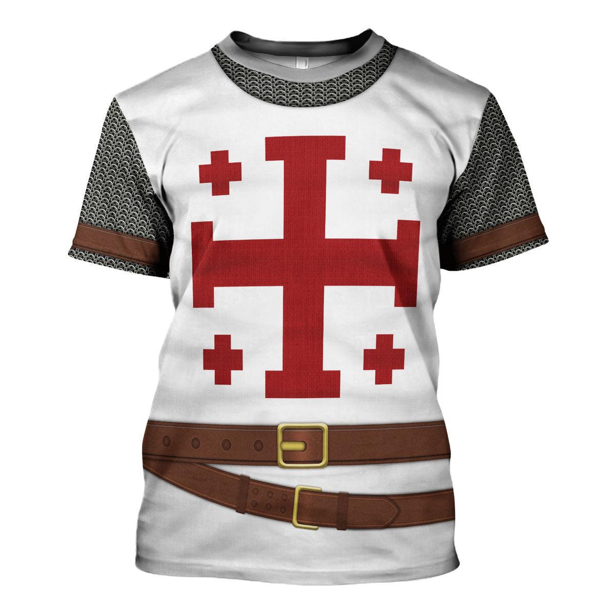 Gearhomie Knights of The Holy Sepulcher Costume Hoodie Sweatshirt T-Shirt Tracksuit - Gearhomie.com