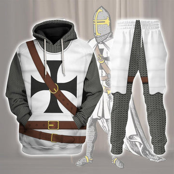 Gearhomie Knights Teutonic Costume Hoodie Sweatshirt T-Shirt Tracksuit - Gearhomie.com