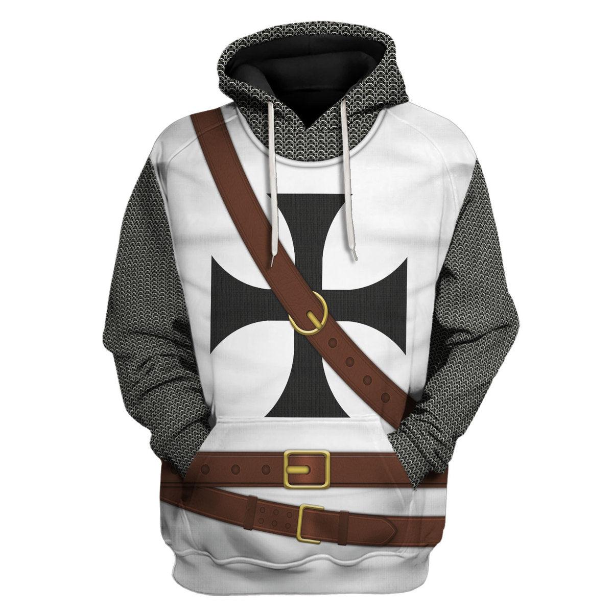 Gearhomie Knights Teutonic Costume Hoodie Sweatshirt T-Shirt Tracksuit - Gearhomie.com