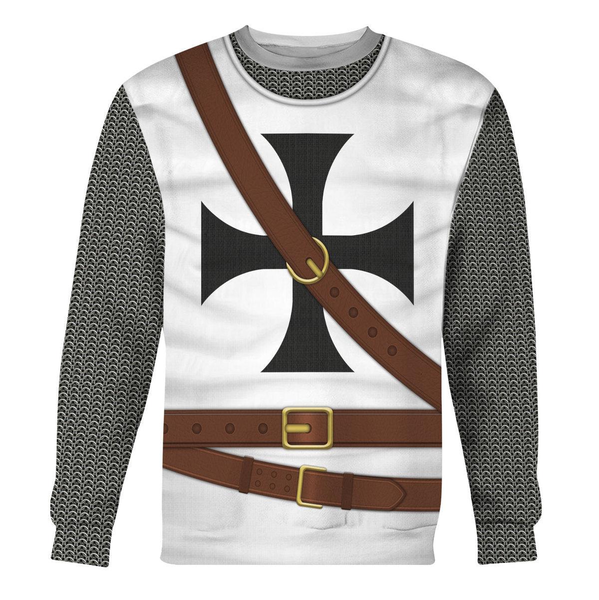 Gearhomie Knights Teutonic Costume Hoodie Sweatshirt T-Shirt Tracksuit - Gearhomie.com