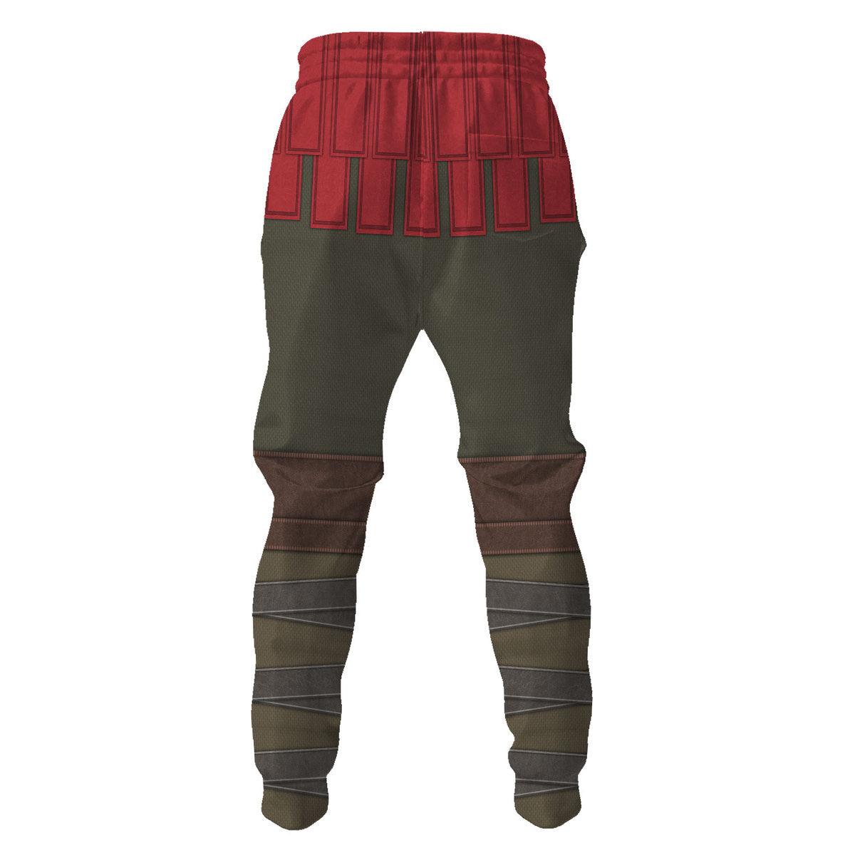 Gearhomie Kratos Costume Hoodie Sweatshirt T-Shirt Sweatpants - Gearhomie.com