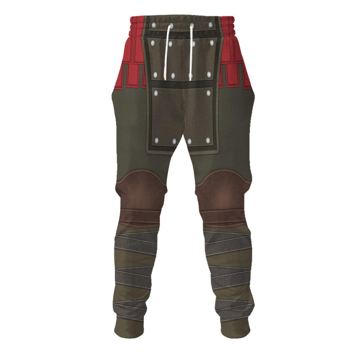 Gearhomie Kratos Costume Hoodie Sweatshirt T-Shirt Sweatpants - Gearhomie.com