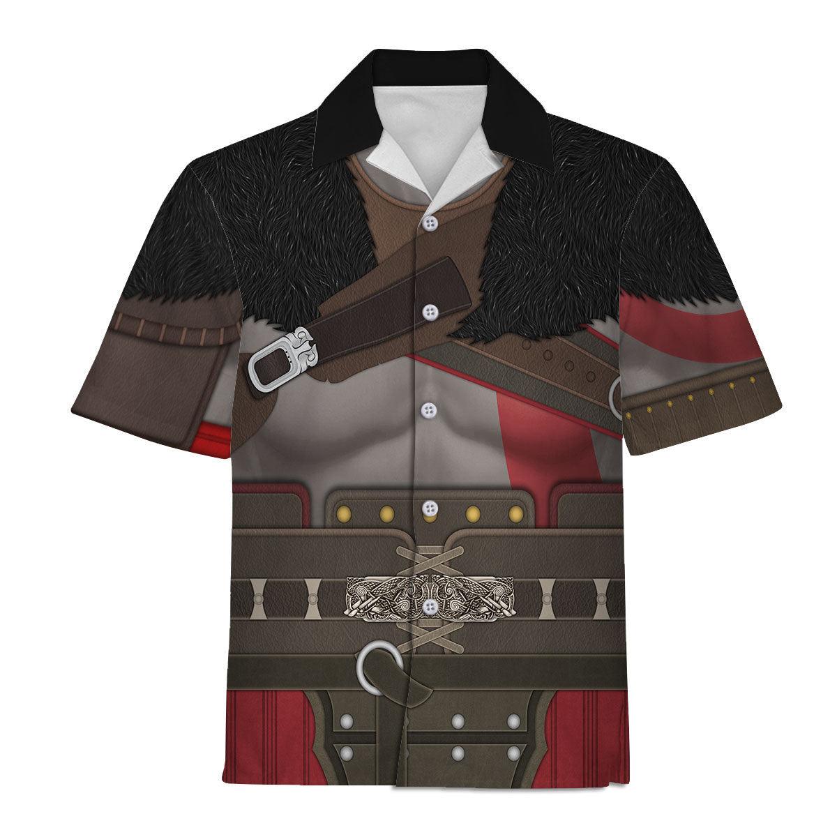 Gearhomie Kratos Costume Hoodie Sweatshirt T-Shirt Sweatpants - Gearhomie.com