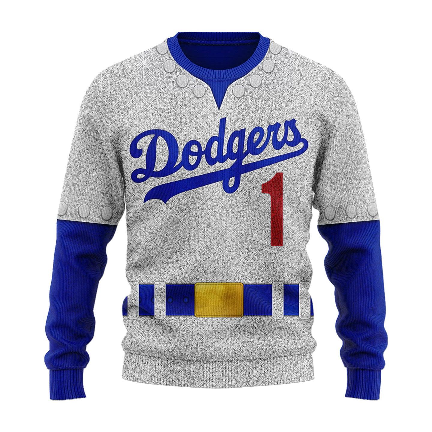 Gearhomie LAD Baseball Player Christmas Sweater - Gearhomie.com
