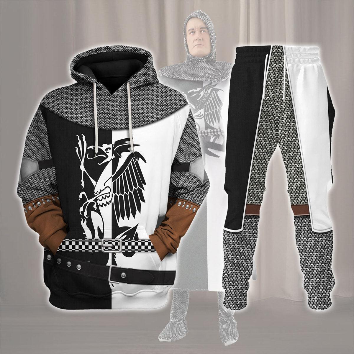 Gearhomie Lancelot Knight Costume Hoodie Sweatshirt T-Shirt Tracksuit - Gearhomie.com