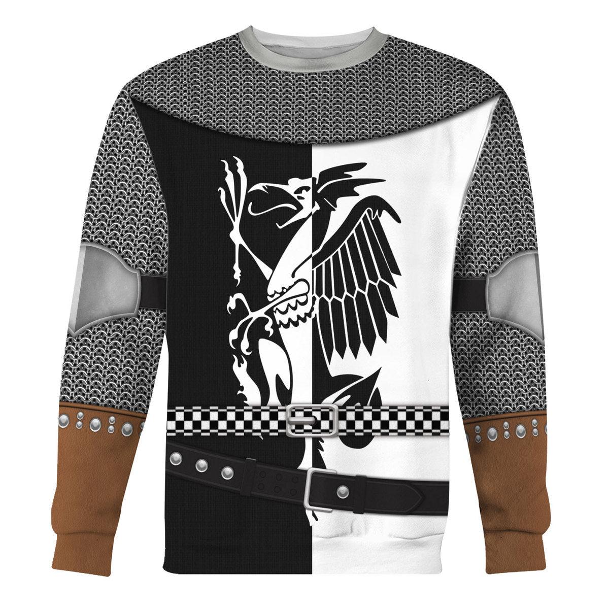 Gearhomie Lancelot Knight Costume Hoodie Sweatshirt T-Shirt Tracksuit - Gearhomie.com