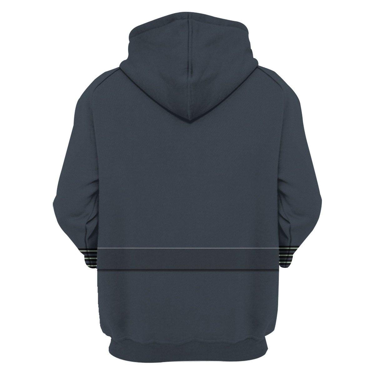 Gearhomie Leonard Cheshire Royal Air Force Pilot Uniform Costume Hoodie Sweatshirt T-Shirt Tracksuit - Gearhomie.com