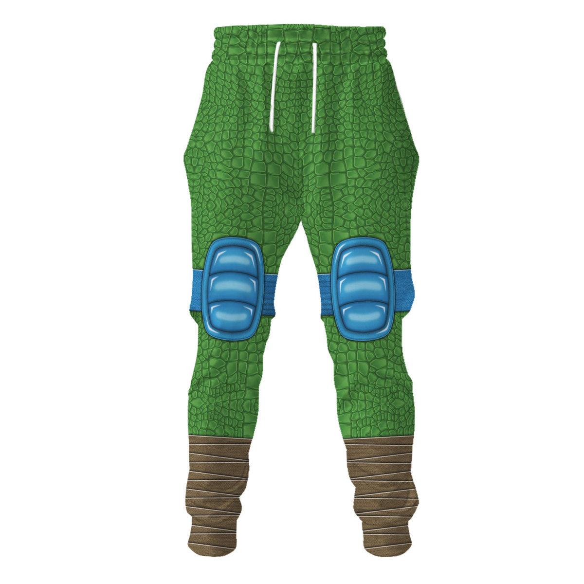 Gearhomie Leonardo Ninja Turtles Costume Hoodie Sweatshirt T-Shirt ZipHoodie Sweatpants - Gearhomie.com