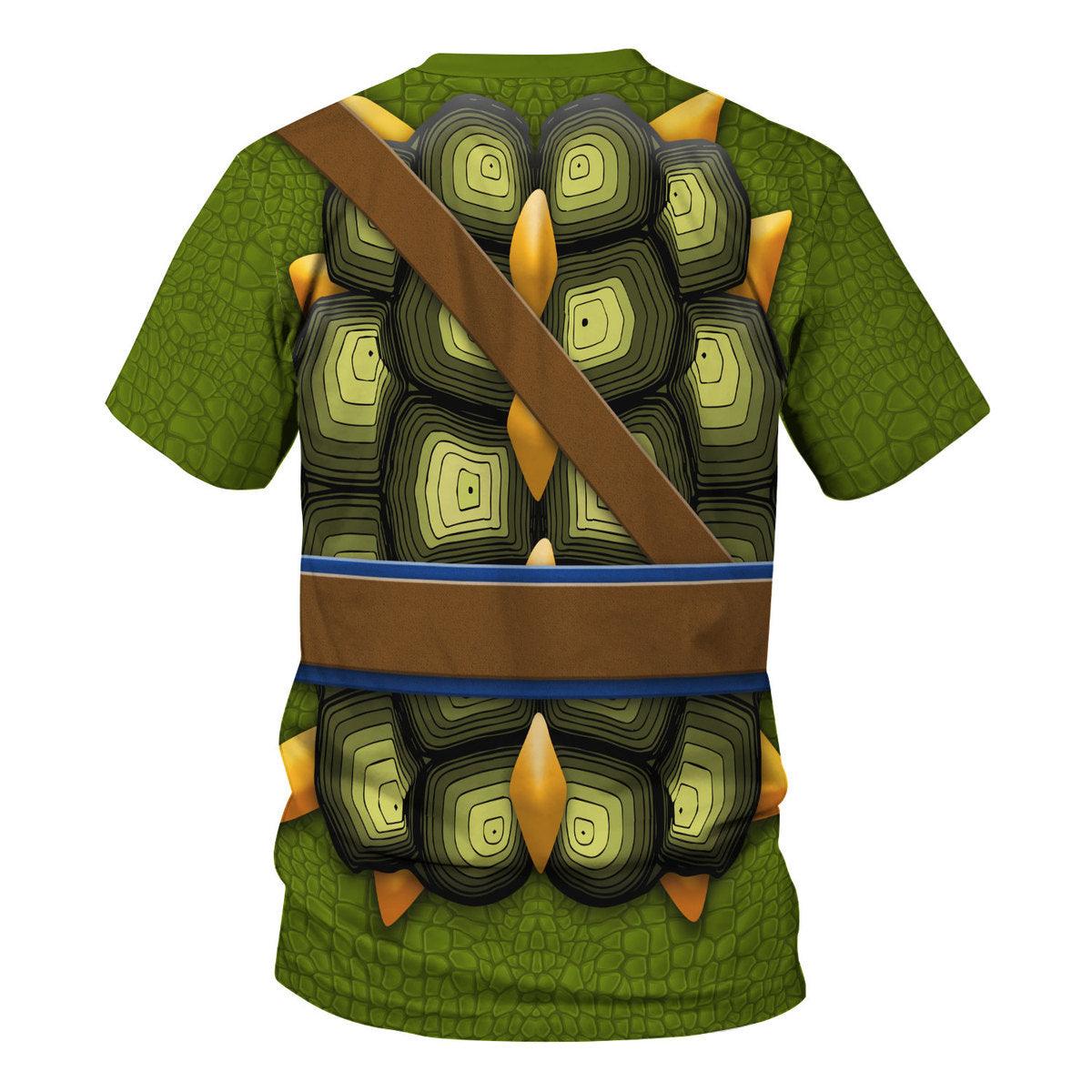 Gearhomie Leonardo TMNT Costume Hoodie Sweatshirt T-Shirt Sweatpants - Gearhomie.com