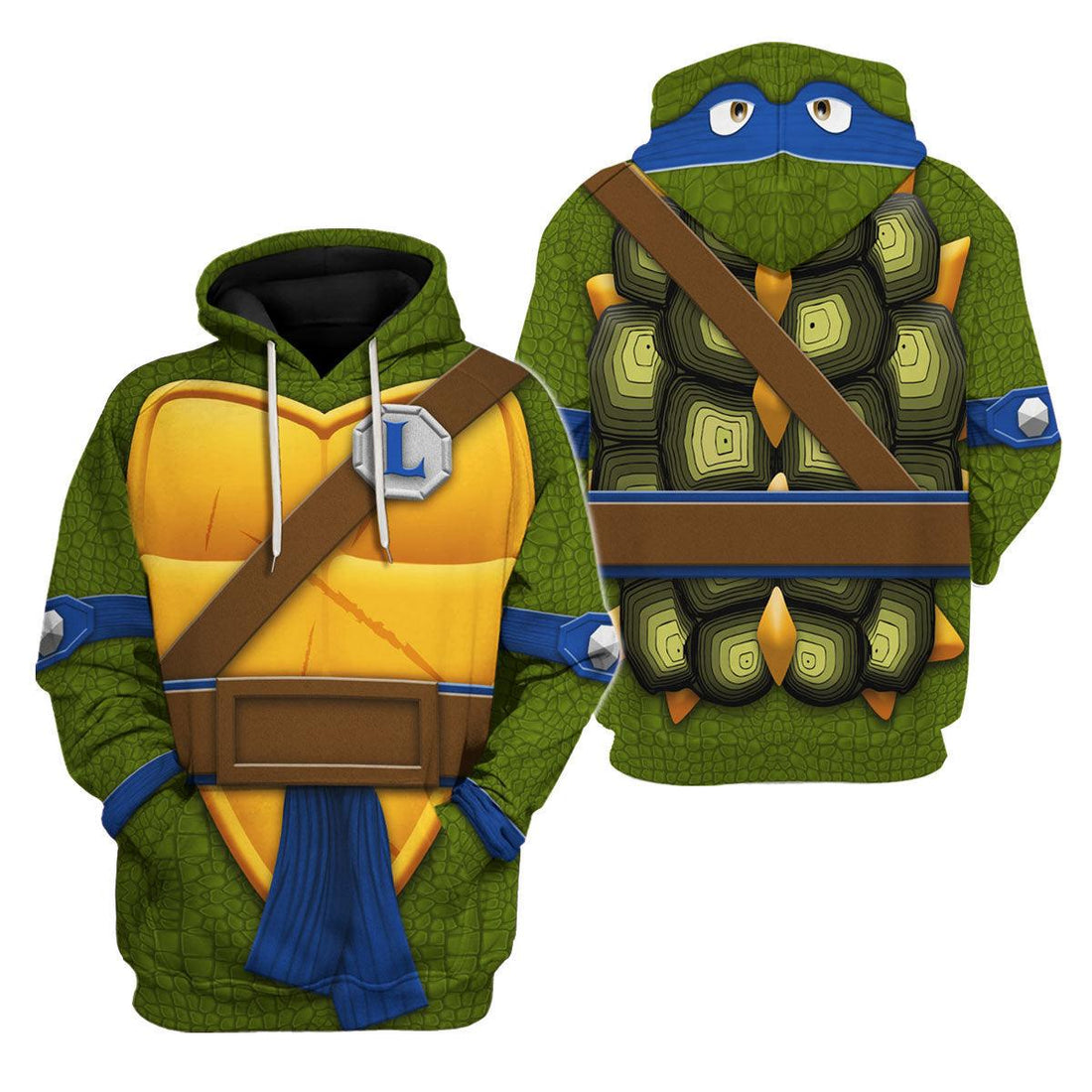 Oodiegang Leonardo TMNT Costume Hoodie Sweatshirt T-Shirt Sweatpants - Oodiegang.com