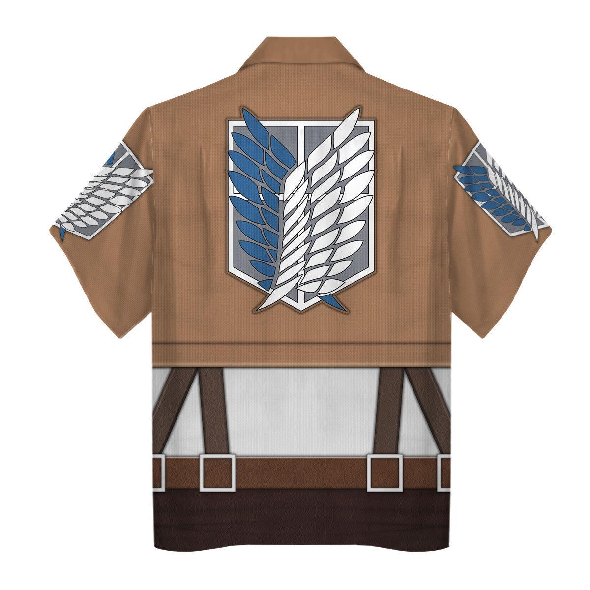 Gearhomie Levi Ackerman Costume Hoodie Sweatshirt T-Shirt Sweatpants - Gearhomie.com