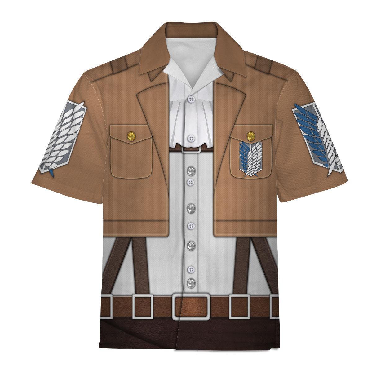 Gearhomie Levi Ackerman Costume Hoodie Sweatshirt T-Shirt Sweatpants - Gearhomie.com