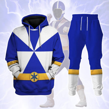 Gearhomie Lightspeed Blue Ranger Hoodies Sweatshirt T-shirt Sweatpants Hawaiian Tracksuit - Gearhomie.com