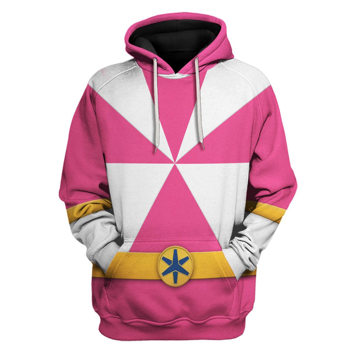Gearhomie Lightspeed Pink Ranger Hoodies Sweatshirt T-shirt Sweatpants Hawaiian Tracksuit - Gearhomie.com