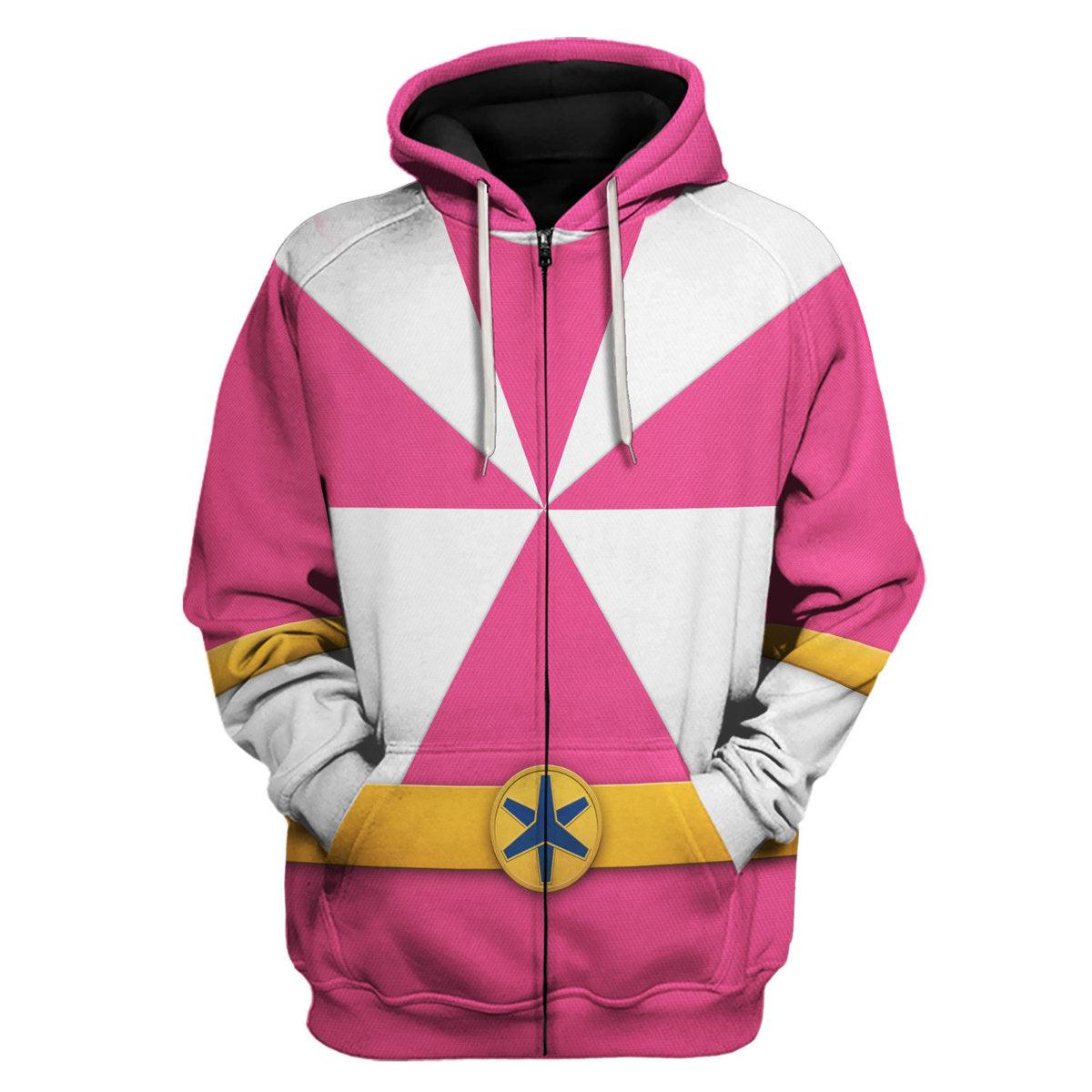 Gearhomie Lightspeed Pink Ranger Hoodies Sweatshirt T-shirt Sweatpants Hawaiian Tracksuit - Gearhomie.com
