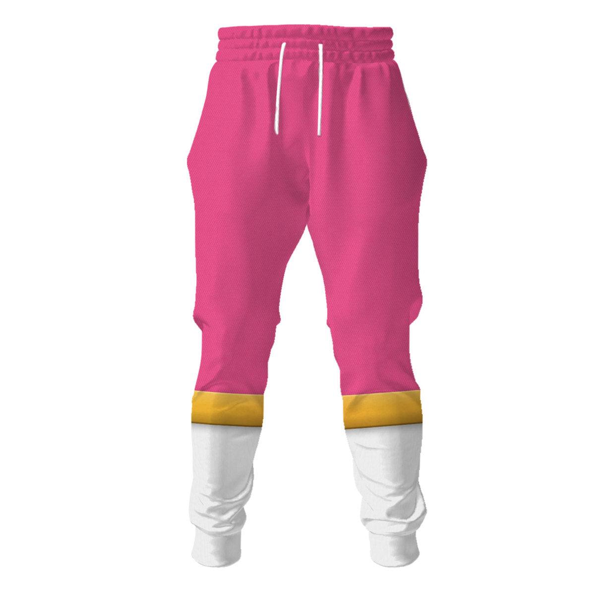 Gearhomie Lightspeed Pink Ranger Hoodies Sweatshirt T-shirt Sweatpants Hawaiian Tracksuit - Gearhomie.com