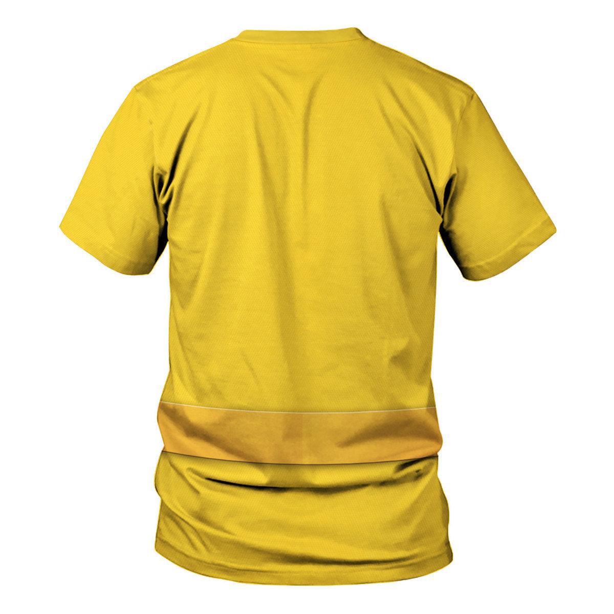 Gearhomie Lightspeed Yellow Ranger Hoodies Sweatshirt T-shirt Sweatpants Hawaiian Tracksuit - Gearhomie.com