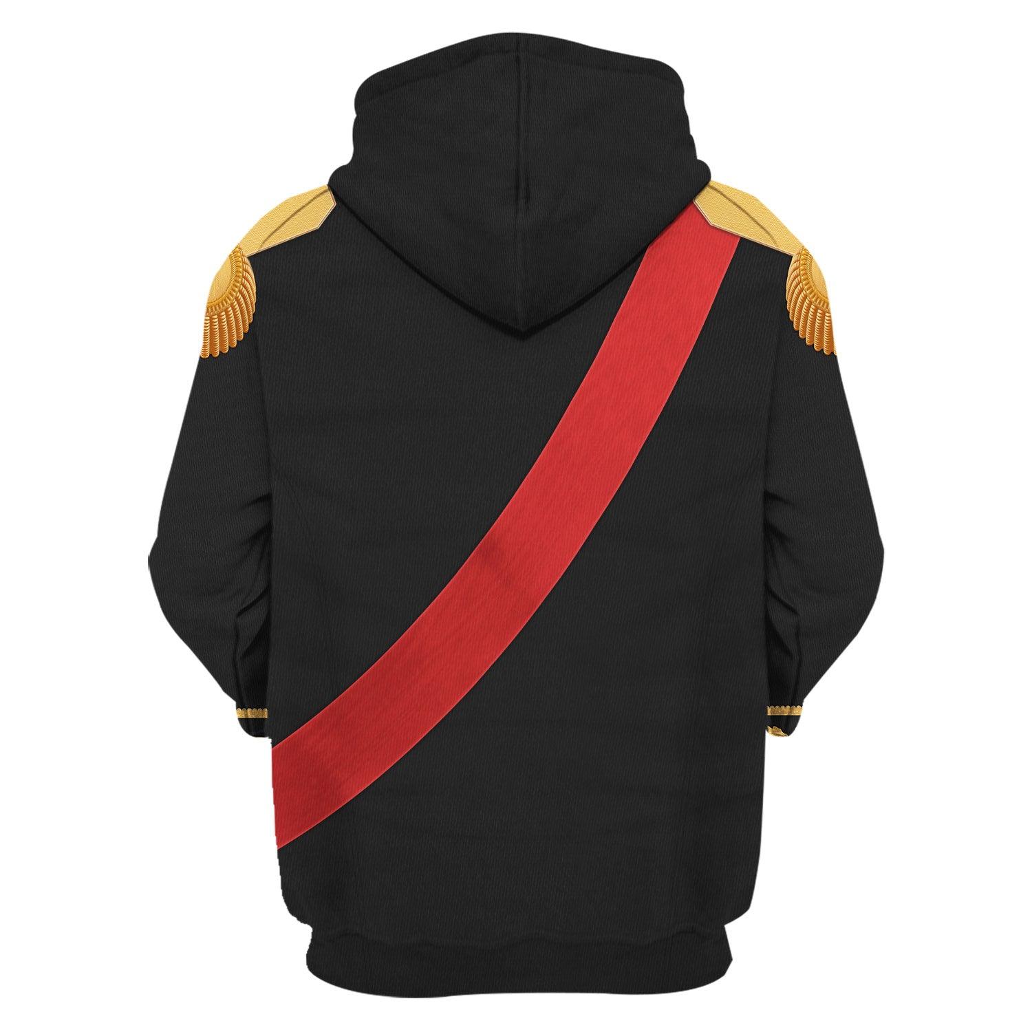 Gearhomie Louis Philippe I of France in Coronation Robes Uniform All Over Print Hoodie Sweatshirt T-Shirt Tracksuit - Gearhomie.com