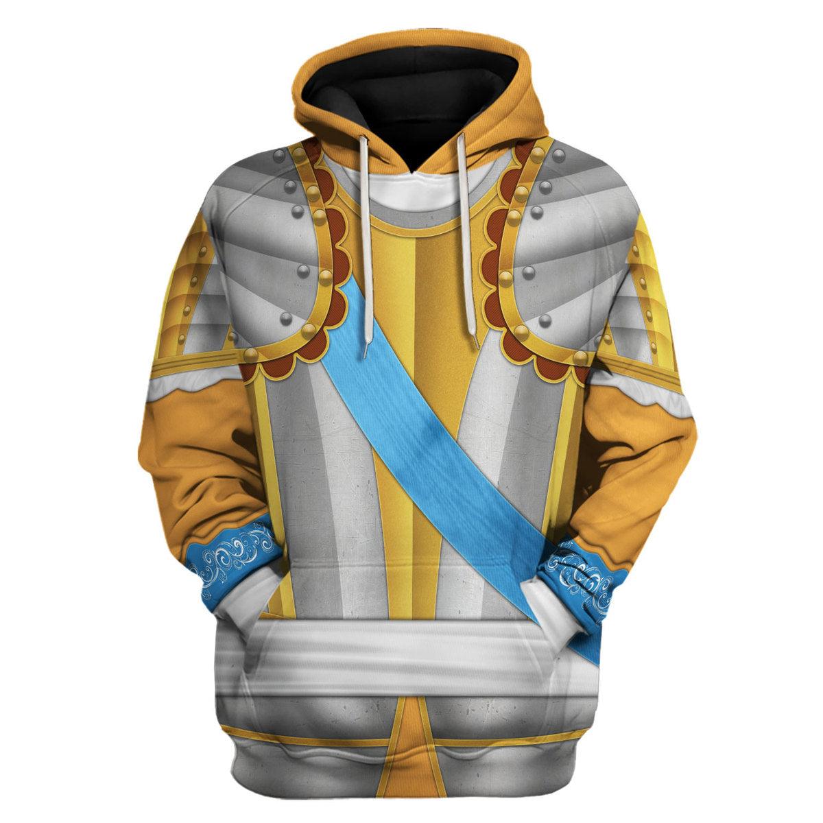 Gearhomie Louis XV of France and Navarre Costume All Over Print Hoodie Sweatshirt T-Shirt Tracksuit - Gearhomie.com