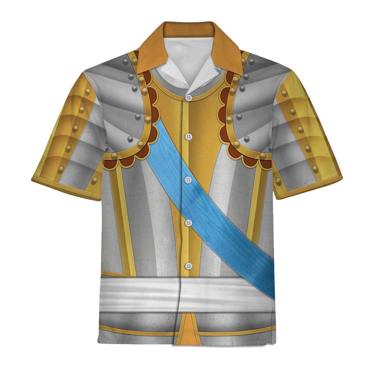 Gearhomie Louis XV of France and Navarre Costume All Over Print Hoodie Sweatshirt T-Shirt Tracksuit - Gearhomie.com