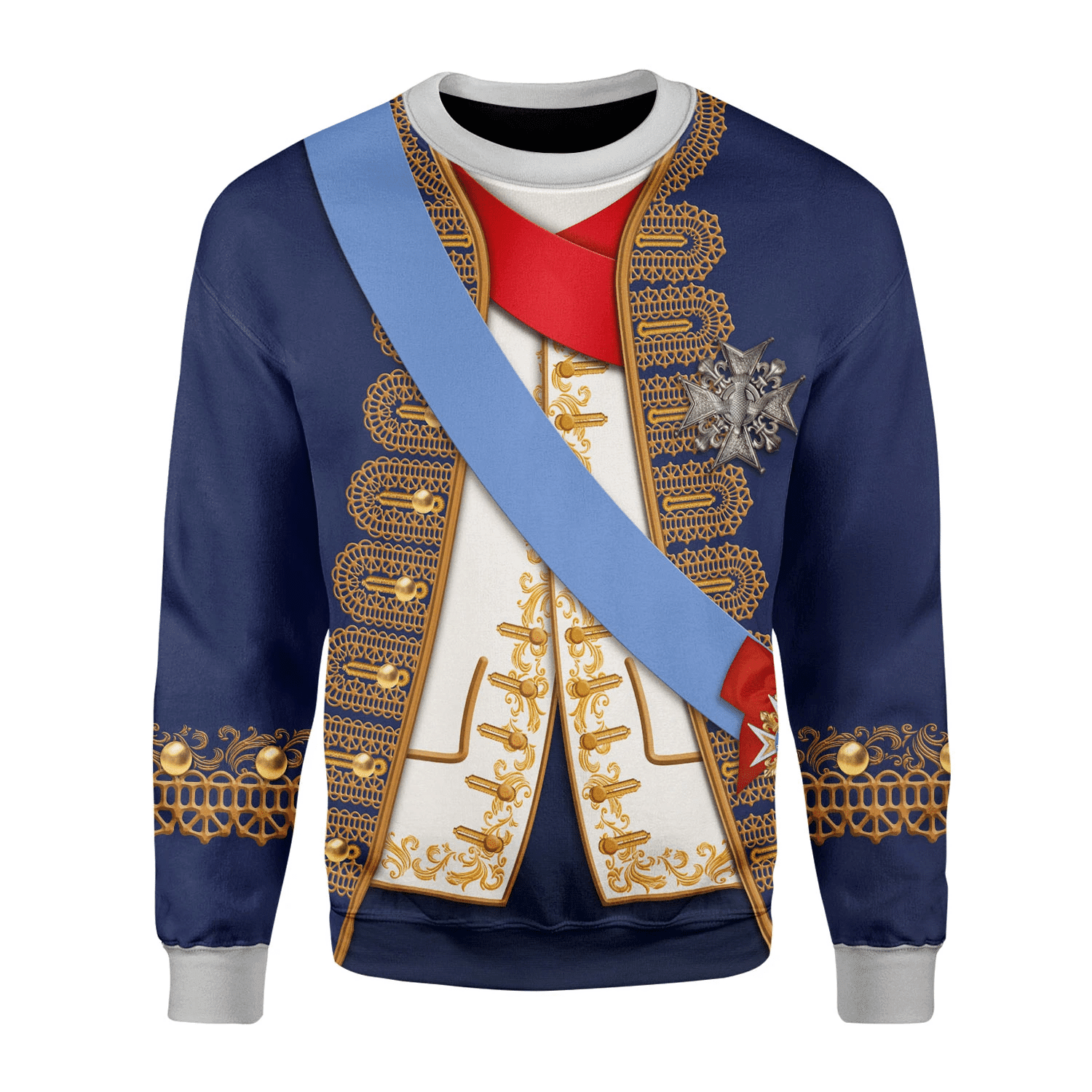 Gearhomie Louis XV of France Costume Hoodie Sweatshirt T-Shirt Tracksuit - Gearhomie.com