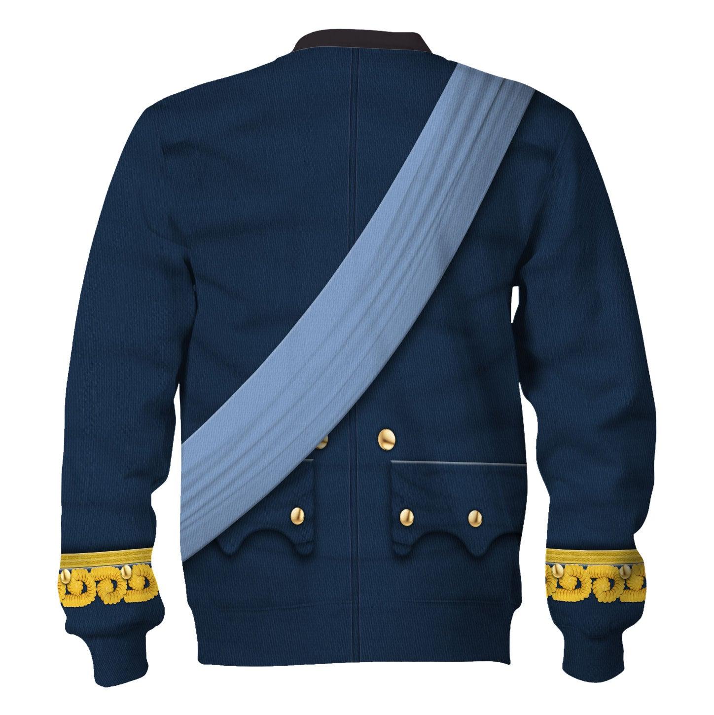 Gearhomie Louis XV of France In 1763 Uniform All Over Print Hoodie Sweatshirt T-Shirt Tracksuit - Gearhomie.com
