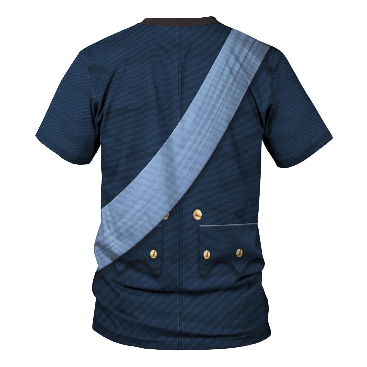 Gearhomie Louis XV of France In 1763 Uniform All Over Print Hoodie Sweatshirt T-Shirt Tracksuit - Gearhomie.com