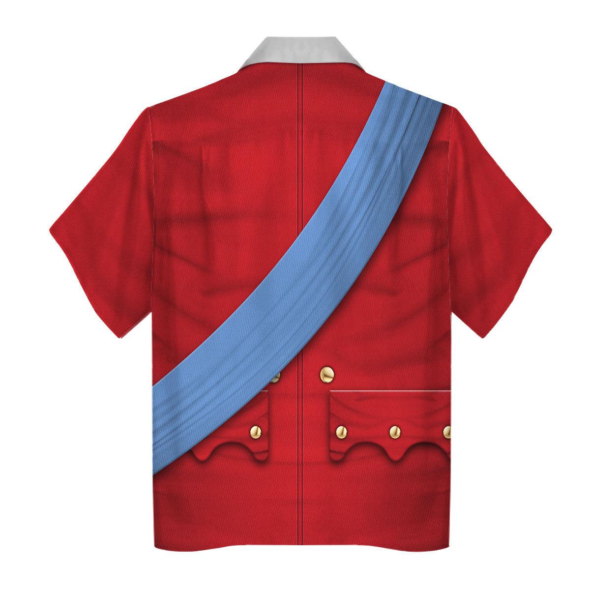 Gearhomie Louis XV of France Uniform All Over Print Hoodie Sweatshirt T-Shirt Tracksuit - Gearhomie.com