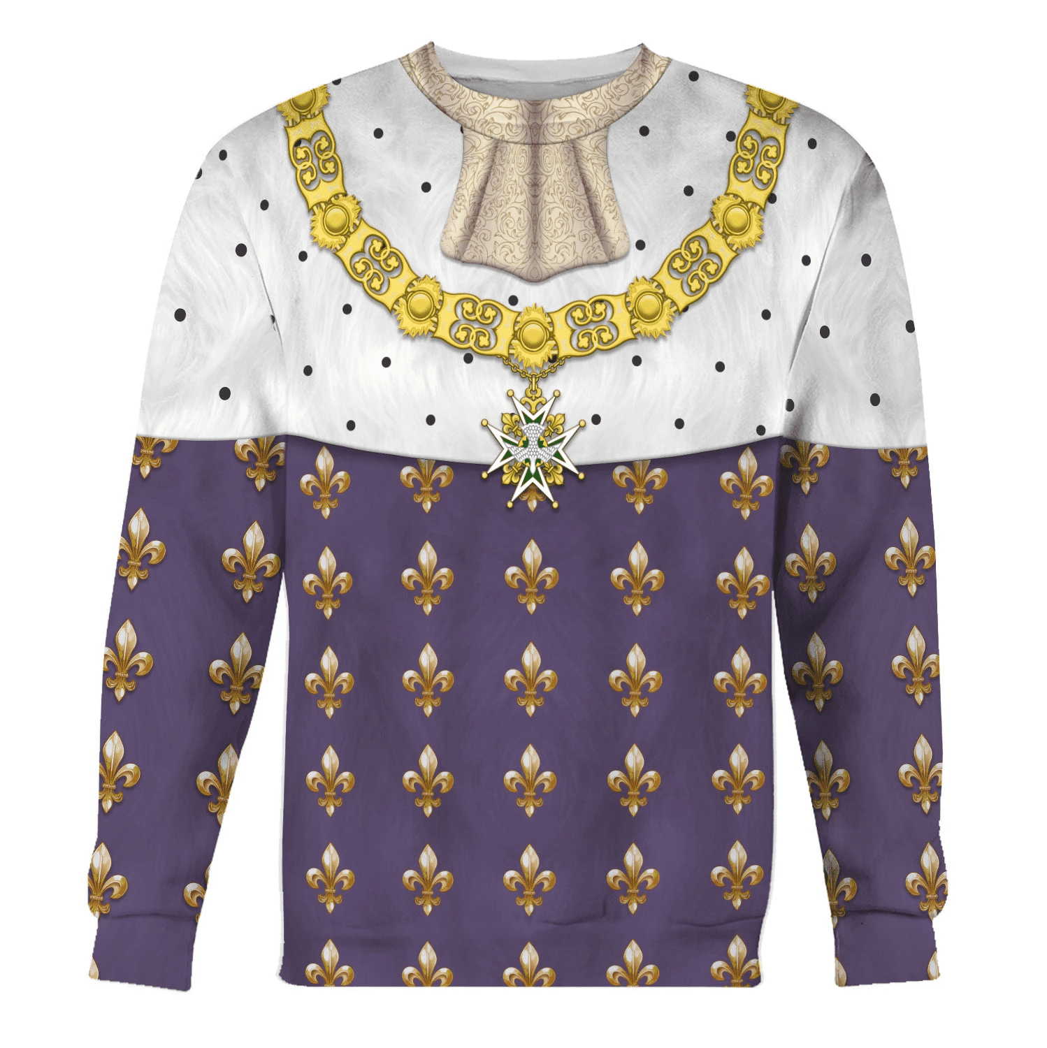 Gearhomie Louis XVI King Of France Costume Hoodie Sweatshirt T-Shirt Tracksuit - Gearhomie.com