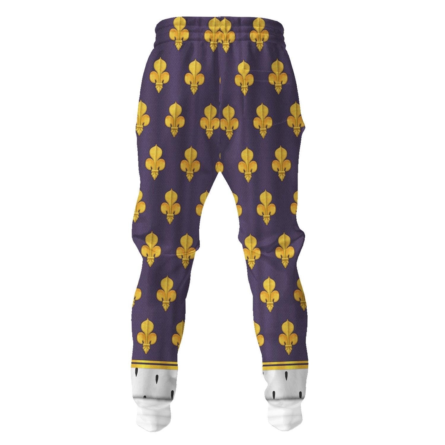 Gearhomie Louis XVI of France in Coronation Robes Costume All Over Print Hoodie Sweatshirt T-Shirt Tracksuit - Gearhomie.com