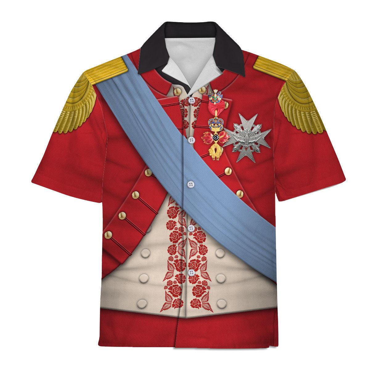 Oodiegang Louis XVI of France Uniform All Over Print Hoodie Sweatshirt T-Shirt Tracksuit - Oodiegang.com