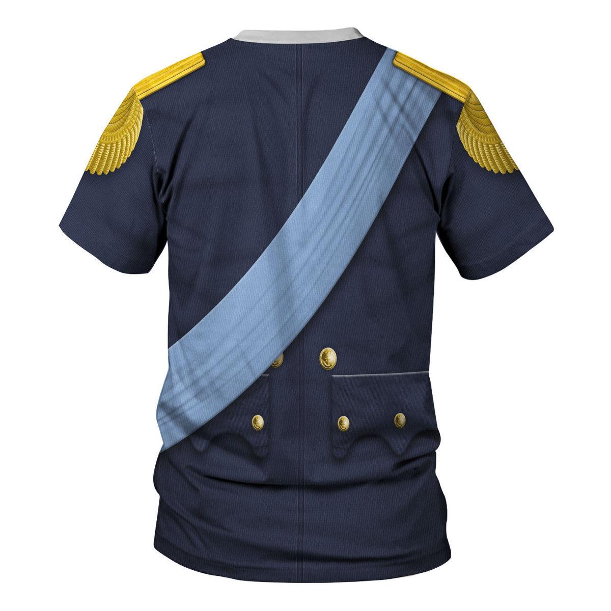 Gearhomie Louis XVIII of France Uniform All Over Print Hoodie Sweatshirt T-Shirt Tracksuit - Gearhomie.com