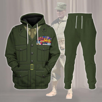 Gearhomie Lt. General Lewis B. Chesty Puller Costume Hoodie Sweatshirt T-Shirt Tracksuit - Gearhomie.com