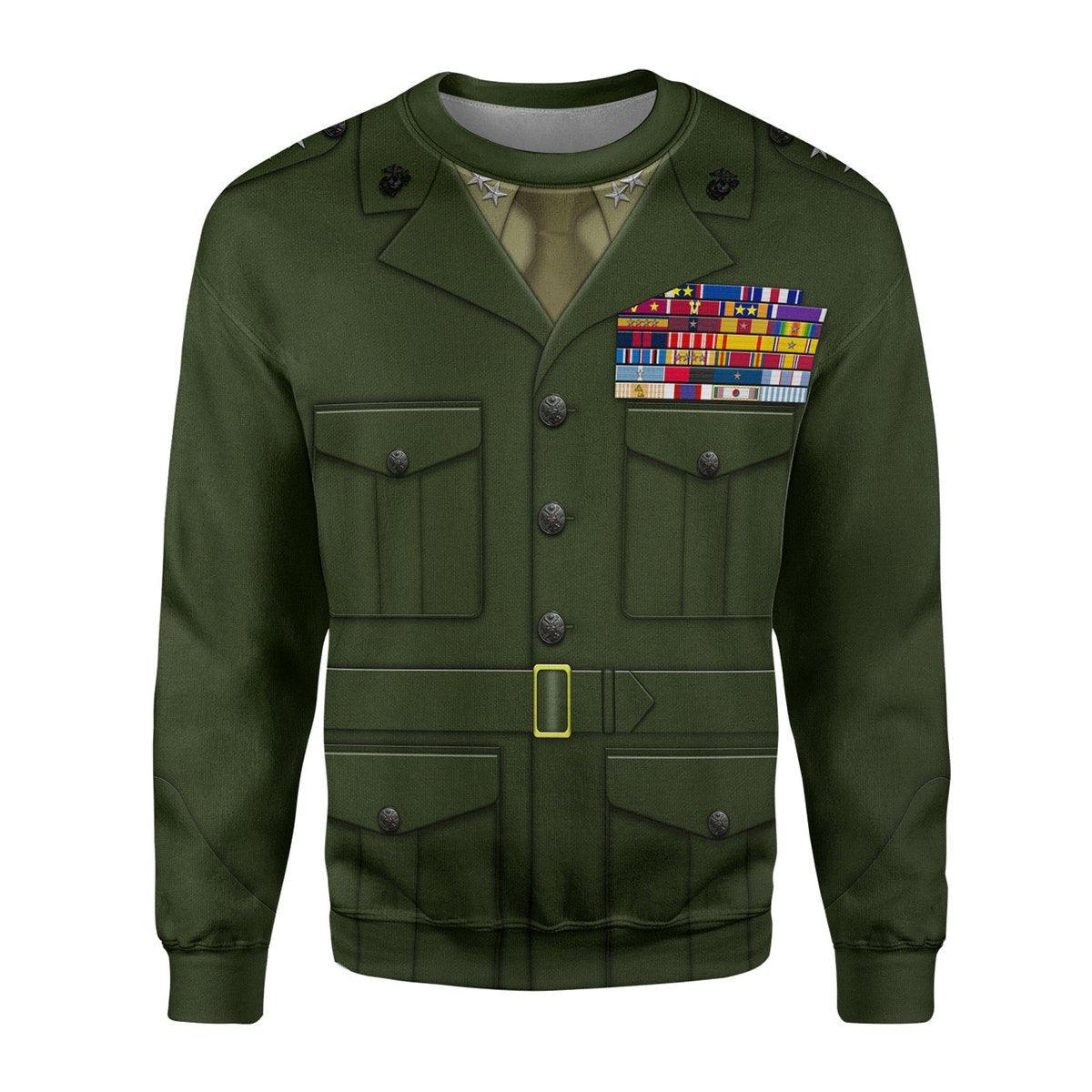 Gearhomie Lt. General Lewis B. Chesty Puller Costume Hoodie Sweatshirt T-Shirt Tracksuit - Gearhomie.com