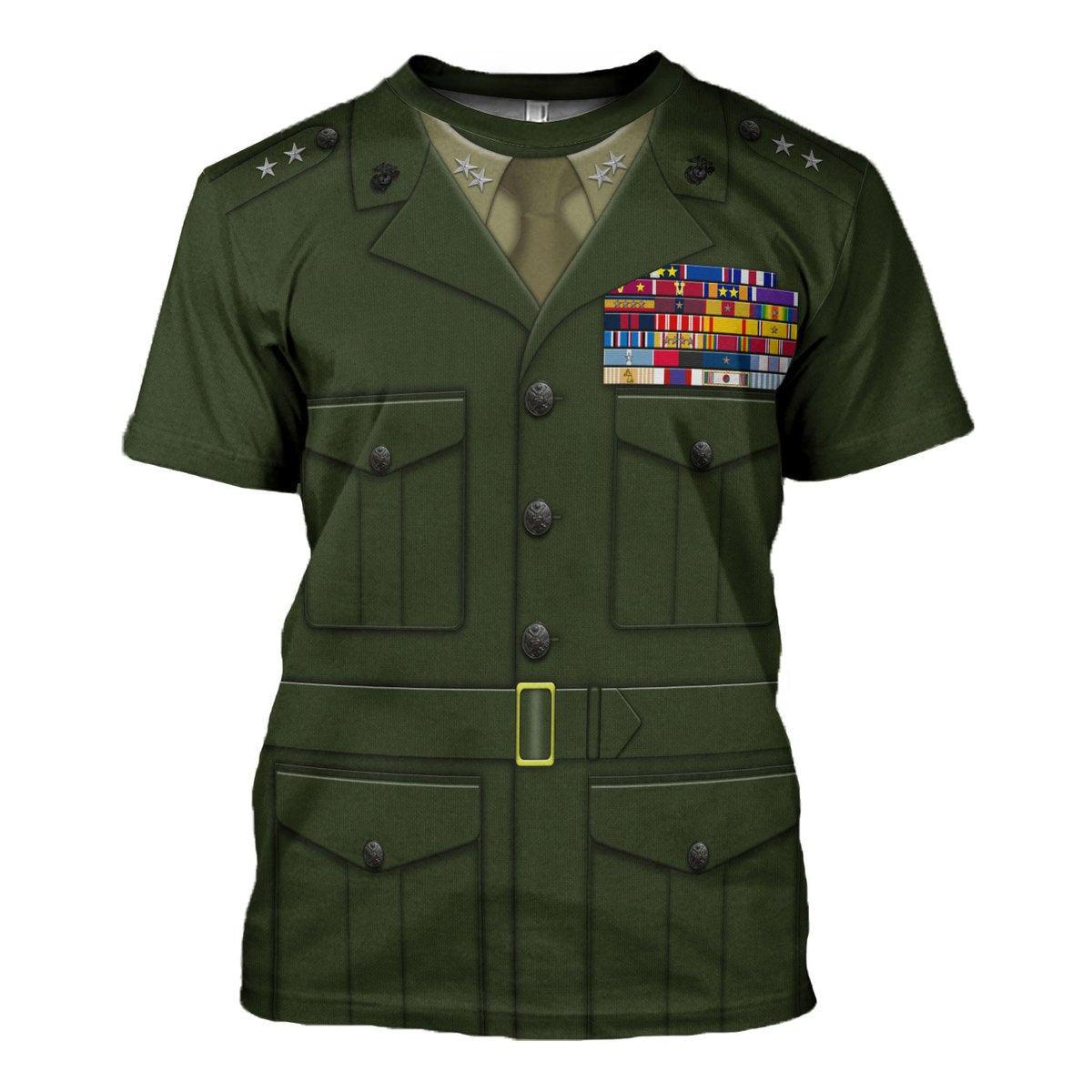 Gearhomie Lt. General Lewis B. Chesty Puller Costume Hoodie Sweatshirt T-Shirt Tracksuit - Gearhomie.com