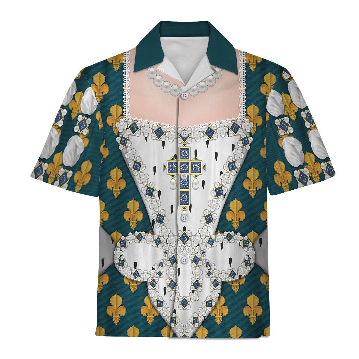 Oodiegang Marie de Medici Queen of France Costume All Over Print Hoodie Sweatshirt T-Shirt Tracksuit - Oodiegang.com