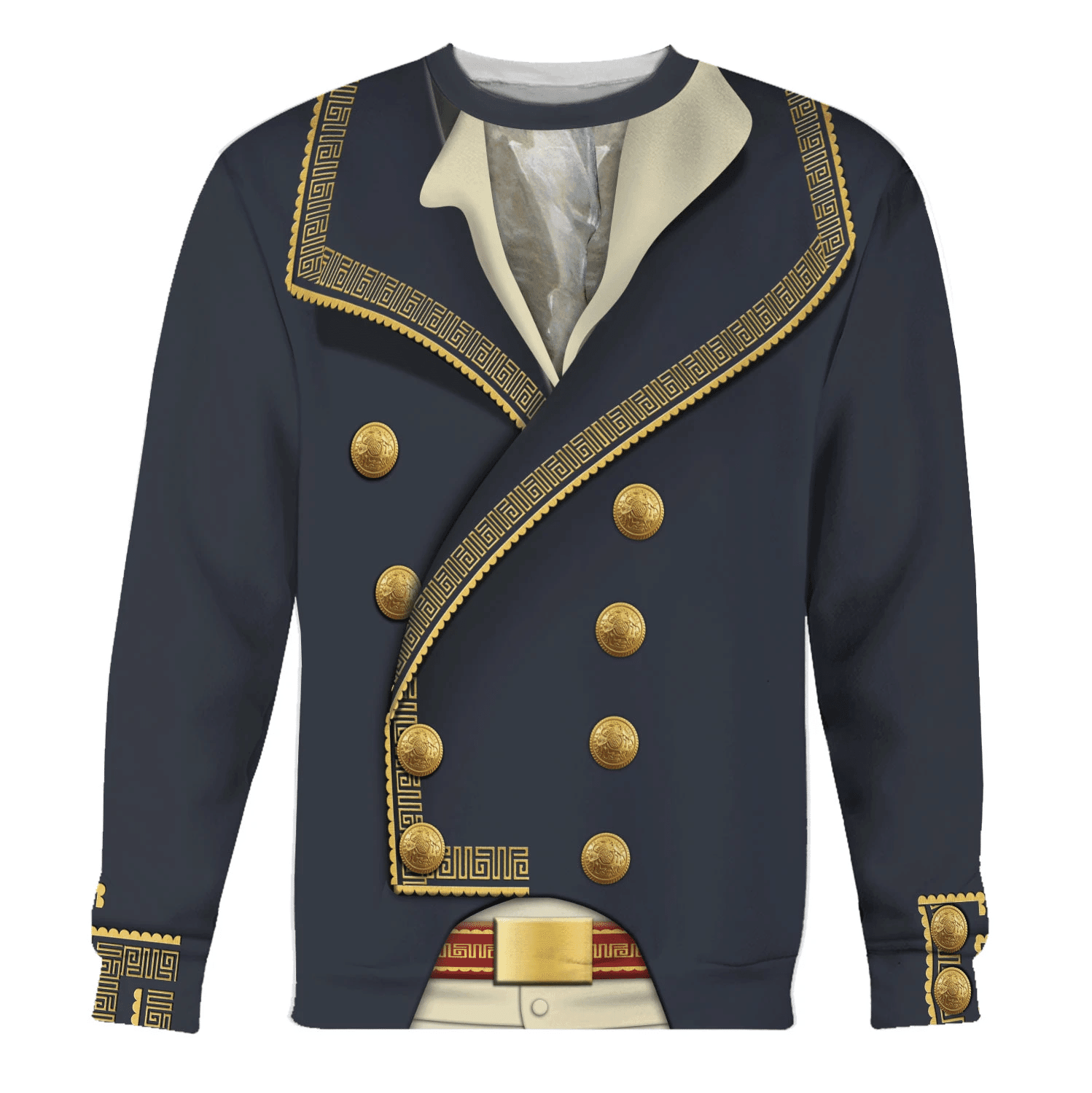 Gearhomie Marquis de Lafayette American Revolutionary War Costume Hoodie Sweatshirt T-Shirt Tracksuit - Gearhomie.com