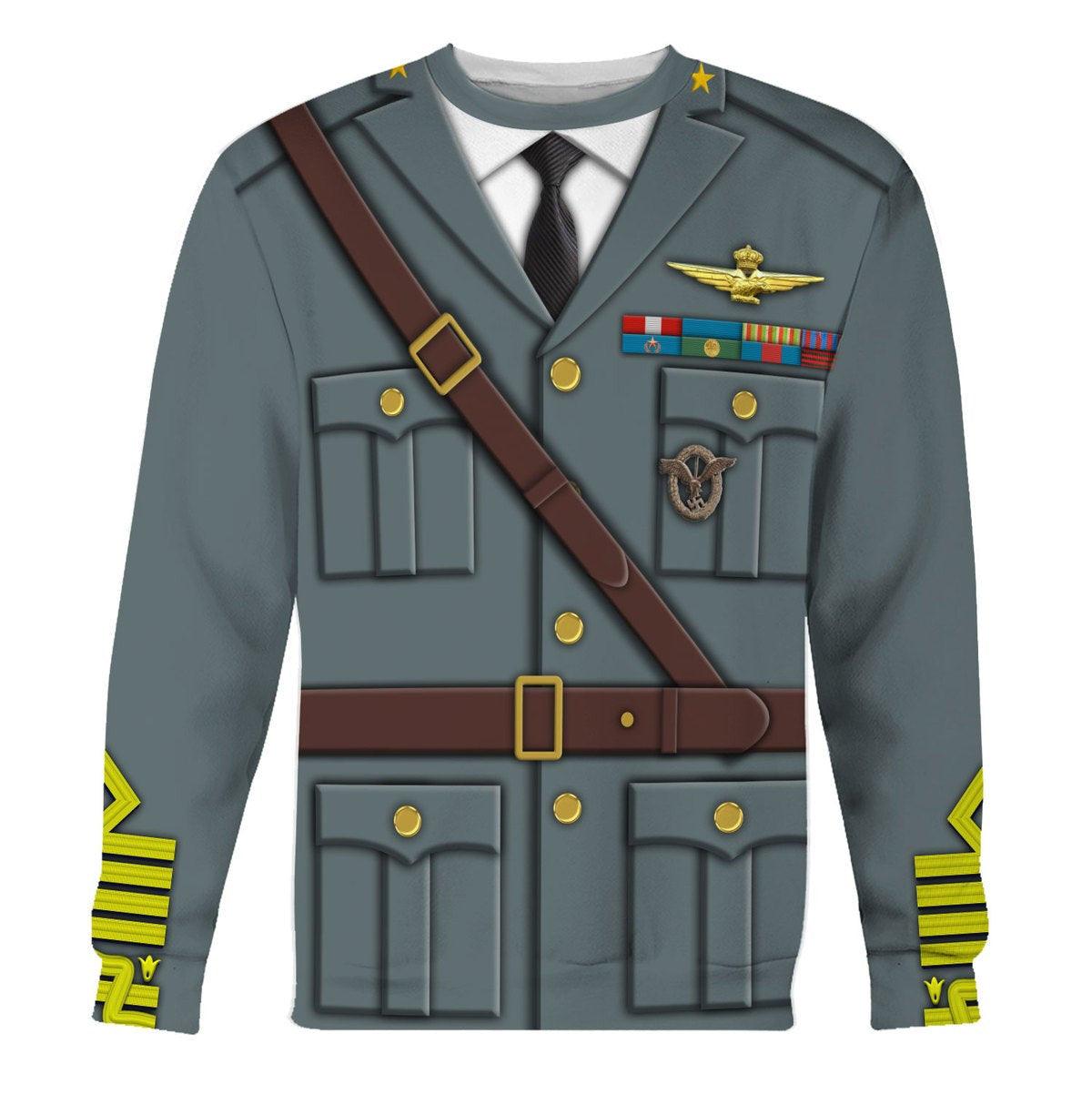 Gearhomie Marshal Italo Balbo Costume Hoodie Sweatshirt T-Shirt Tracksuit - Gearhomie.com