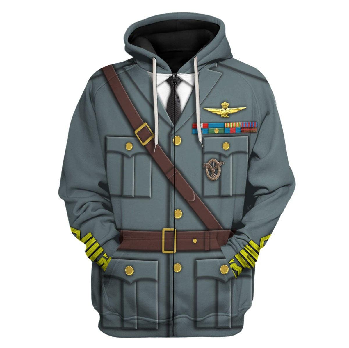 Gearhomie Marshal Italo Balbo Costume Hoodie Sweatshirt T-Shirt Tracksuit - Gearhomie.com