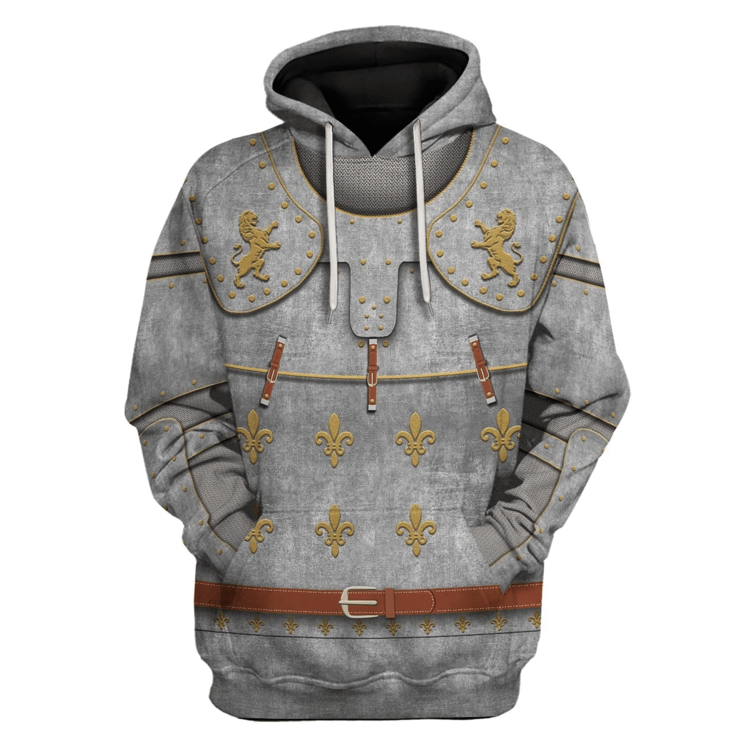  CustomsPig Medieval Suit of Armor Costume Hoodie Sweatshirt T-Shirt Tracksuit -  CustomsPig.com